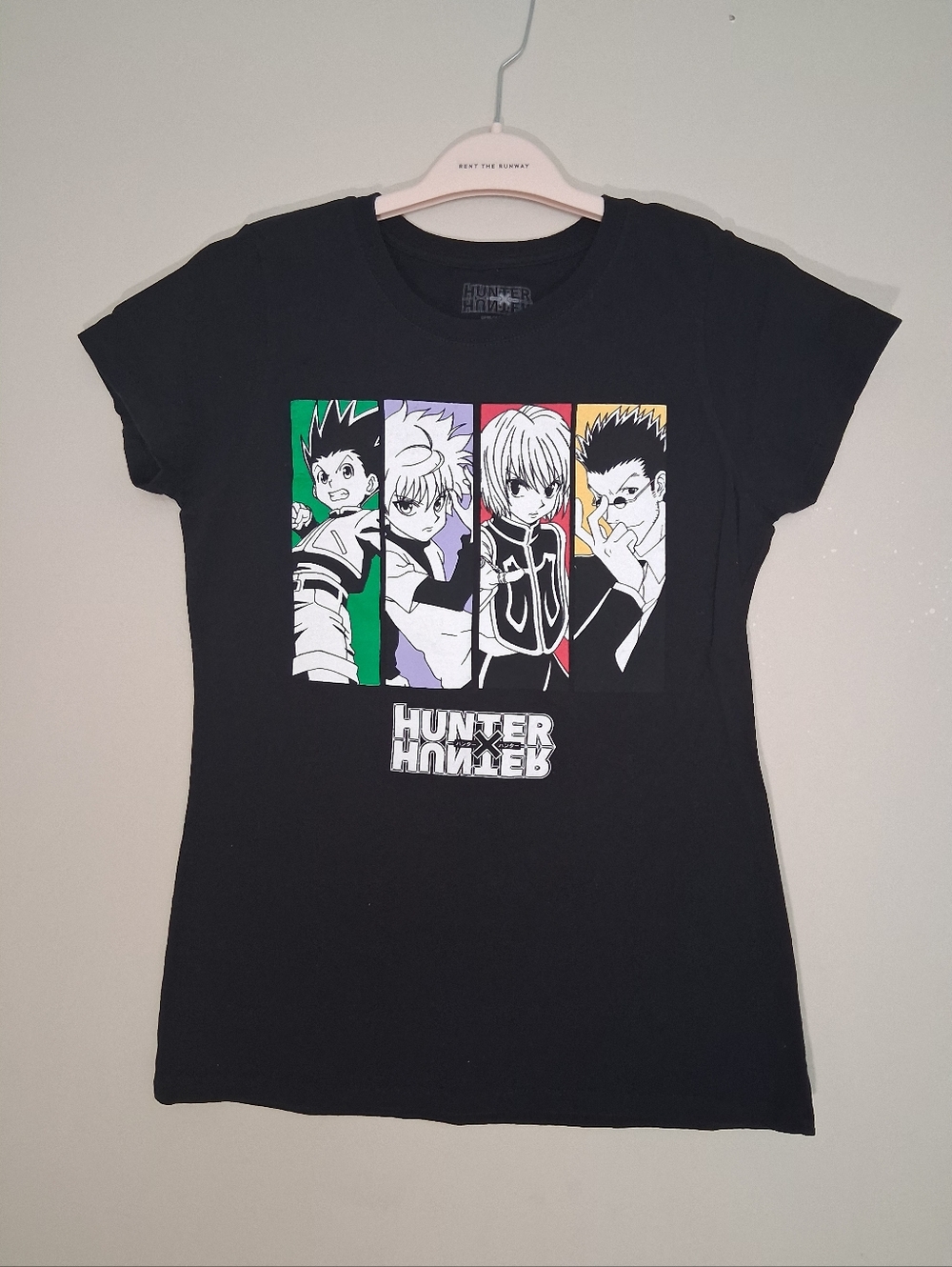 Hunter Black Graphic Tee with Yellow & White Accents